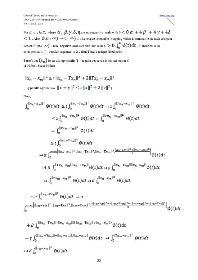 Unique Fixed Point Theorem For Asymptotically Regular Maps Unique Fixed Point Theorem For Asymptotically Regular Maps