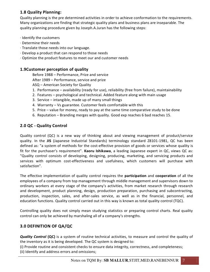 How tqm help an organization to adopt invironment change