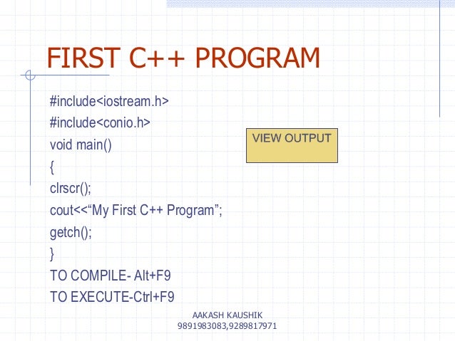 Basic Program Structure In C