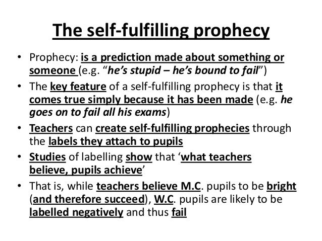 self fulfilling prophecy essay self fulfilling prophecy essay