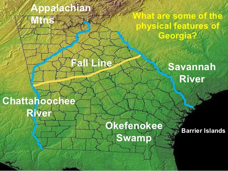 Georgias Regions And Rivers Ppt