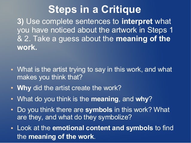 The Critique of Reason Redefines the Meaning of Romantic Art