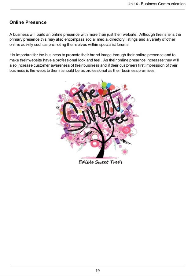 unit 4 business communication assignment brief unit 4 business communication assignment brief