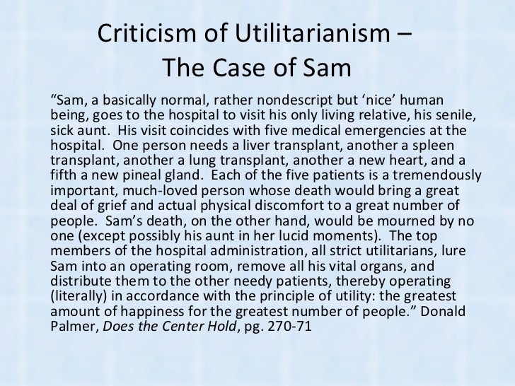 Utilitarian essays