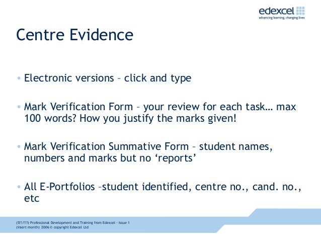 for of marks form verification