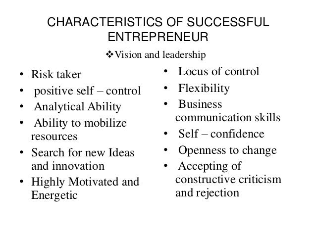 Thesis on entrepreneurial leadership