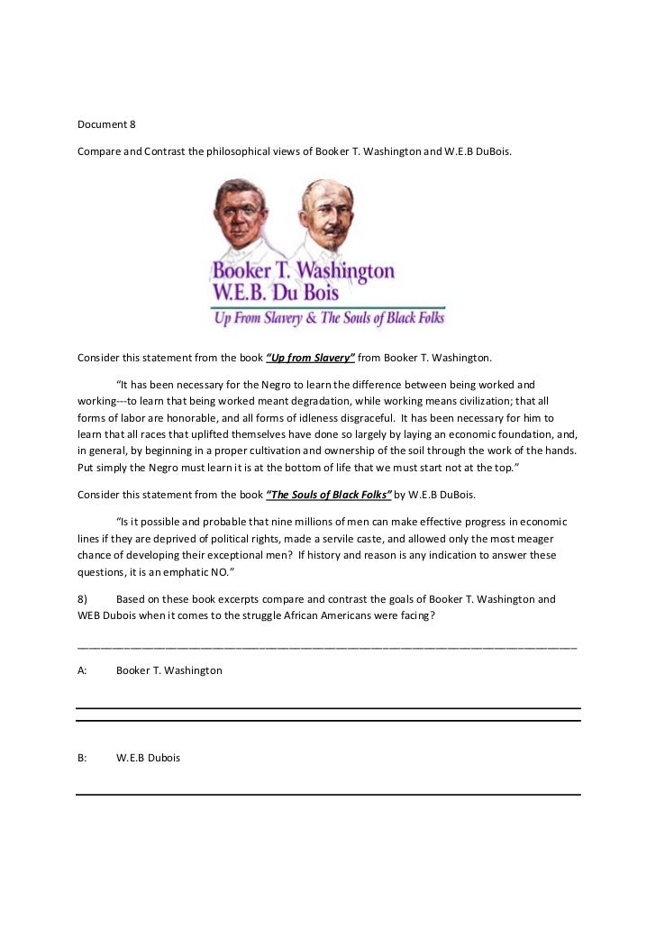 Of Mr Booker T Washington And Others Essay