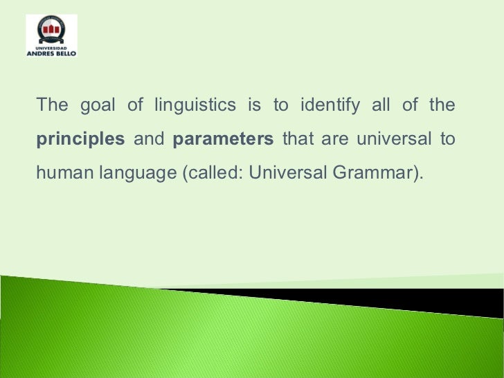 Universal grammar