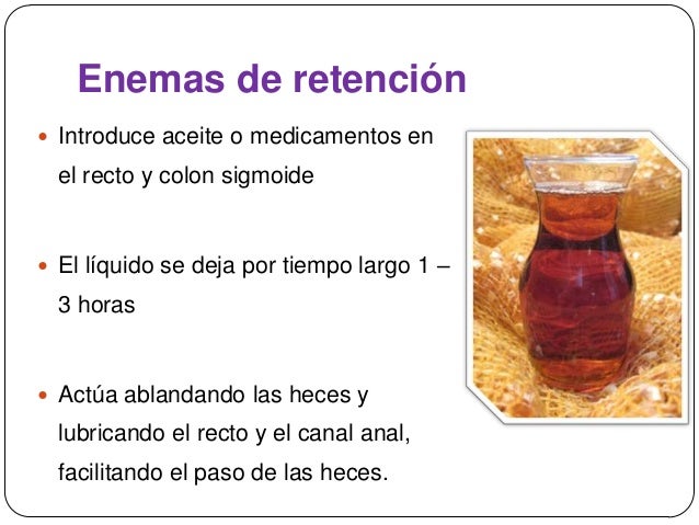 Que Es Un Enema De Retencion