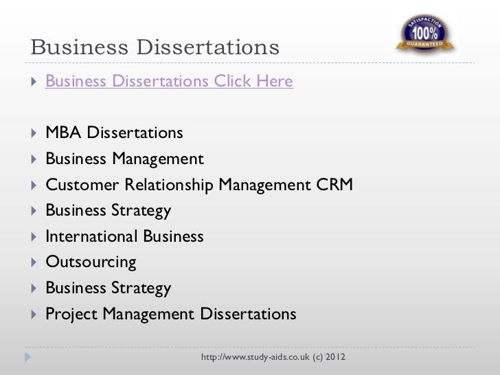 International business dissertations