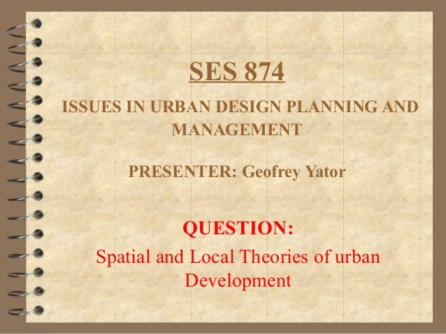 urban planning theories and models elements of urban design ppt