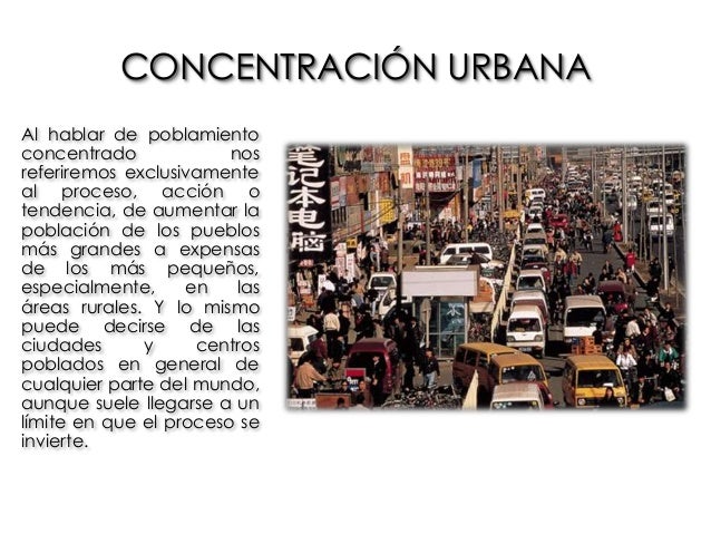 Fenomeno urbano en la ciudad
