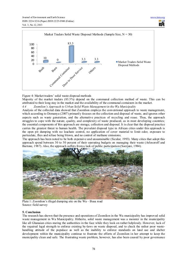 hospital waste management dissertation