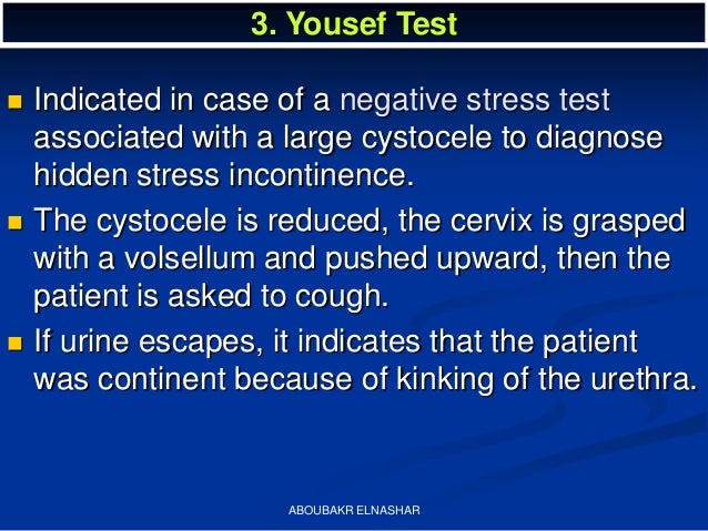 INCONTINENCE OF URINE