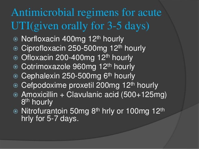 Cipro Dosage For Uti
