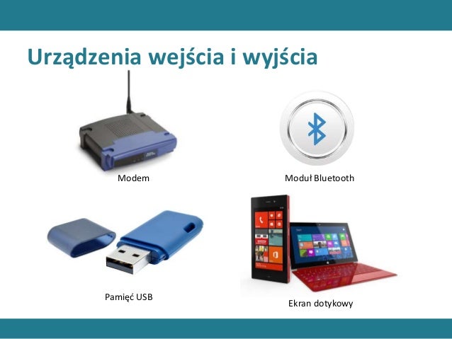 Urządzenia wejścia i wyjścia