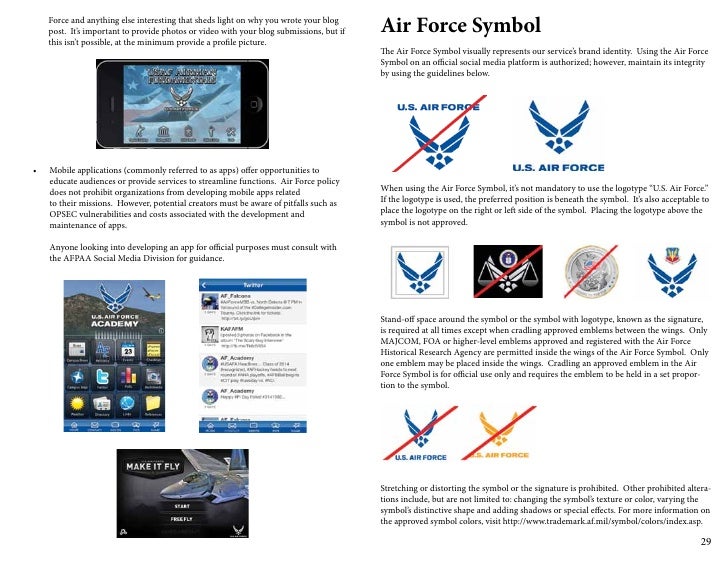 USAF Social Media Policy