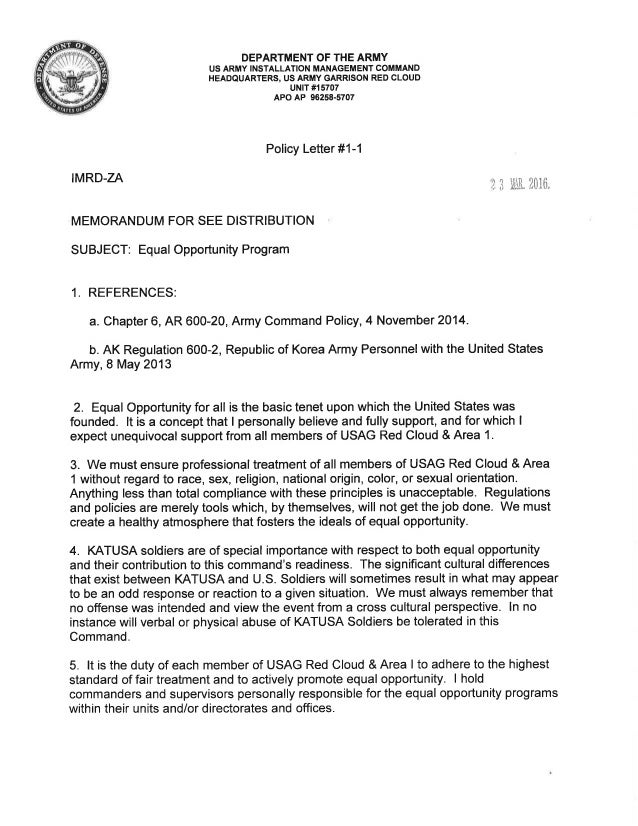 army eo appointment letter usag cloud command policy 1 01 equal opportunity program army eo appointment letter usag cloud command policy 1 01 equal opportunity program