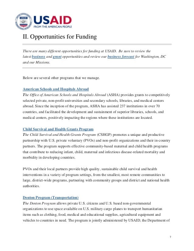 contract opportunity business form