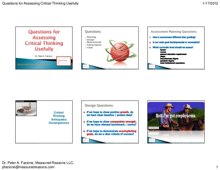 Three Categories of Questions: Crucial Distinction - Critical