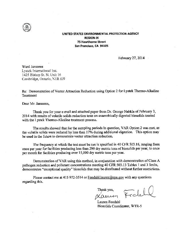 region letter format