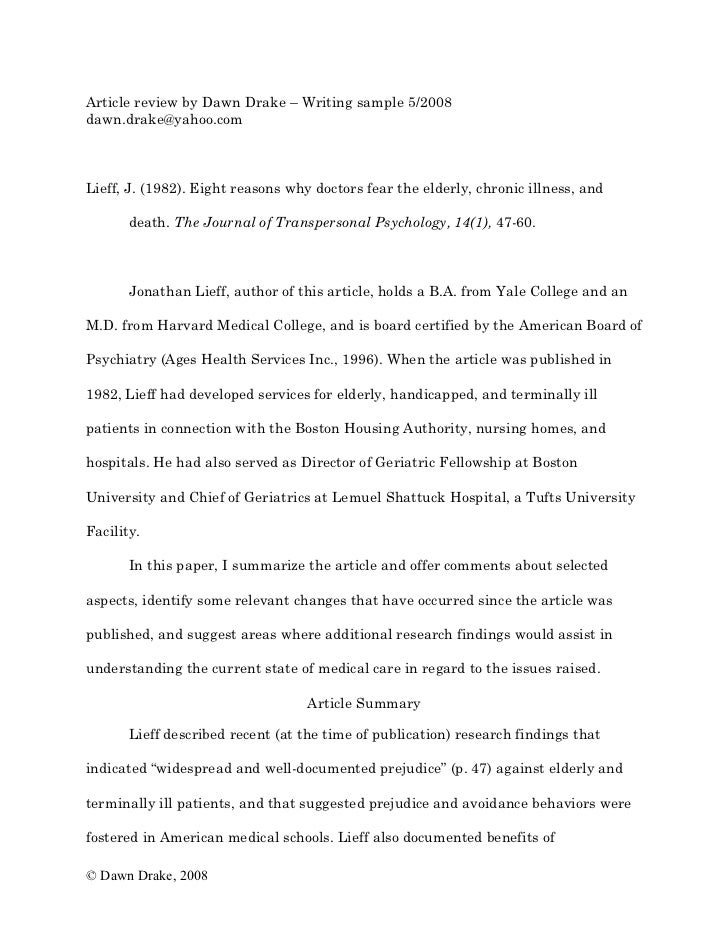 article review example apa style article review example apa style