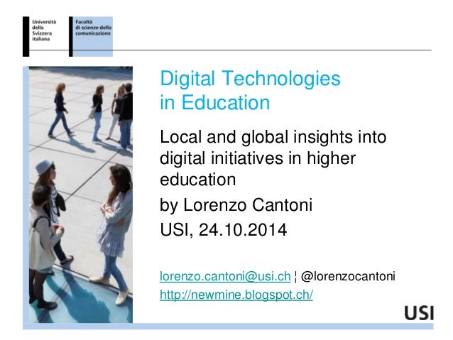 Digital Technologies In Education