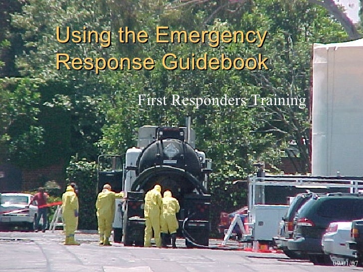 Using the Emergency Response Guidebook
