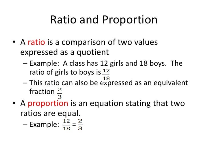 Lesson problem solving ratios and proportions