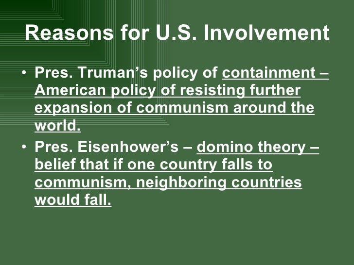 the reasons for the involvement of the us in the vietnam conflict the reasons for the involvement of the us in the vietnam conflict