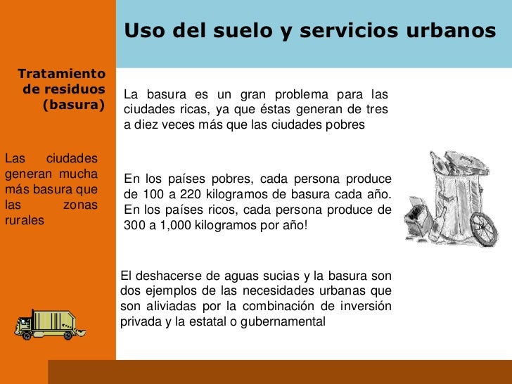 Uso del suelo y servicios urbanos[1]