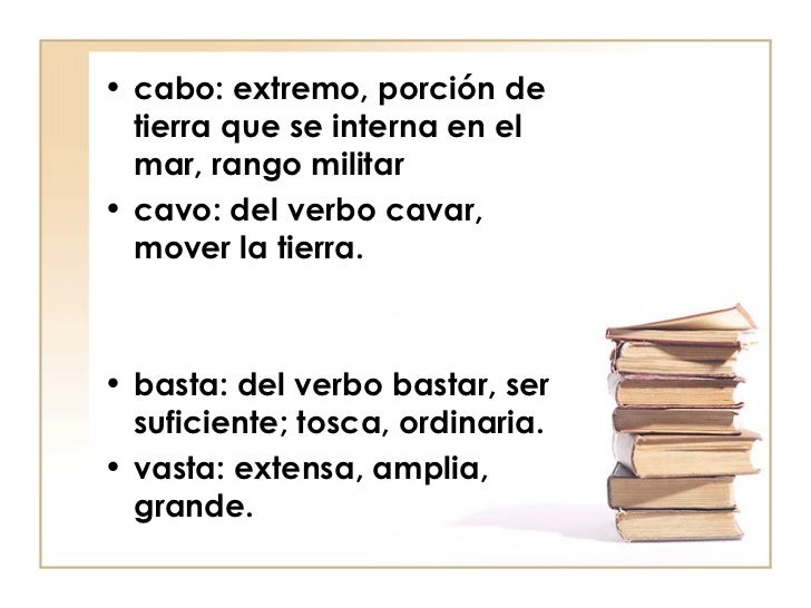 Uso homófonas