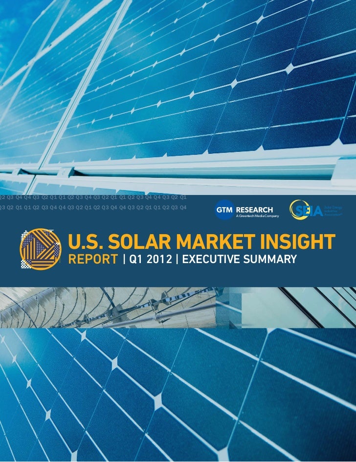 US Solar Market Insight Report Q1 2012