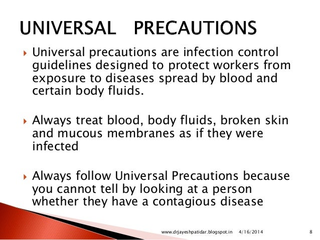Infection Control in Dental Clinic Essay Sample