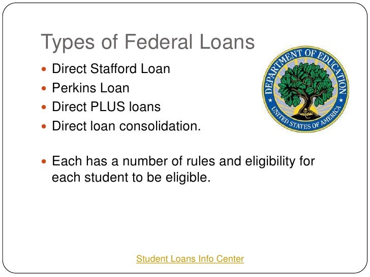 Federal Stafford Student Loans