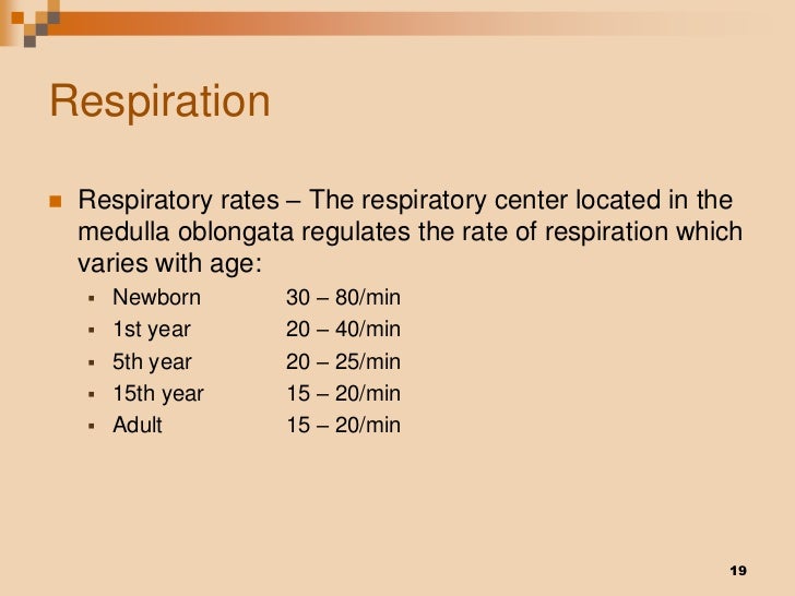 Respiration Rate Chart For Adults