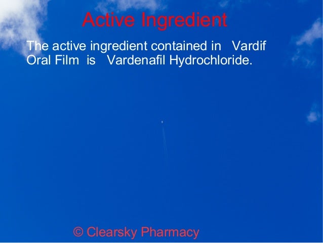Active ingredient in levitra