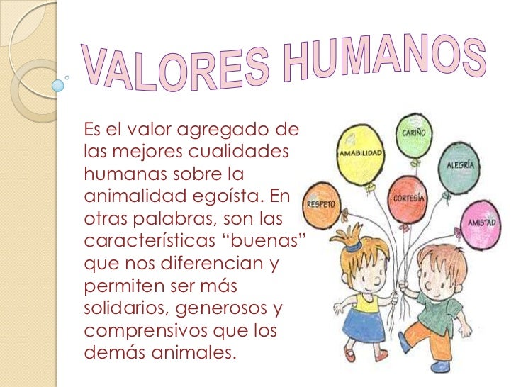 Valores humanos