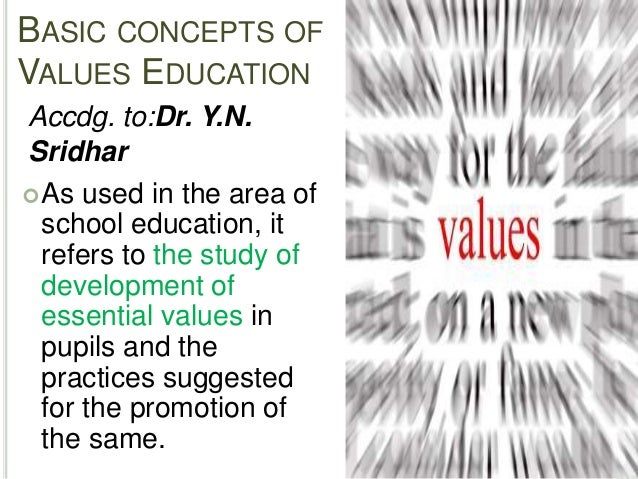 Value education essay