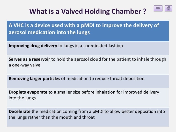 Valved Holding Chambers V1