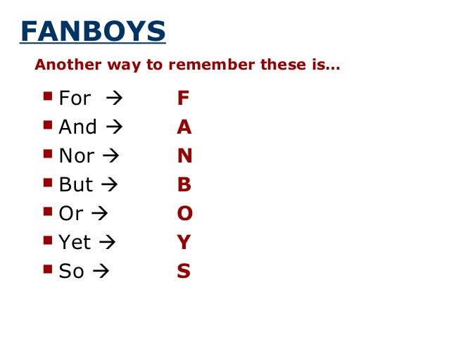 Varying sentence structure