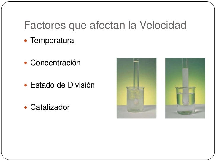 Velocidad y equilibrio de una reacción química Velocidad y equilibrio de una reacción química