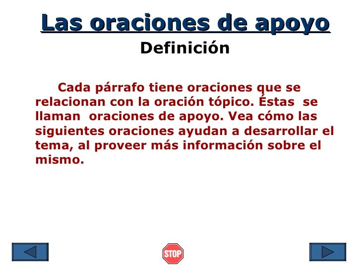 V el párrafo