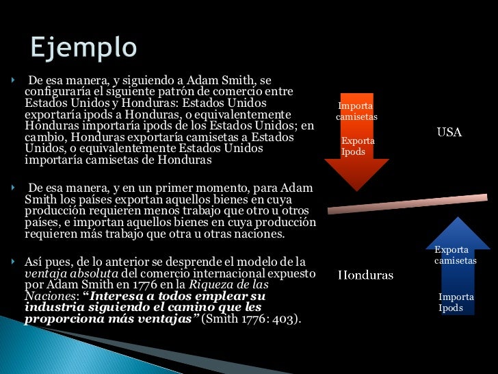 Teoria de la ventaja absoluta de adam smith