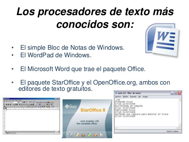 Caracteristicas Del Software Bloc De Notas Windows