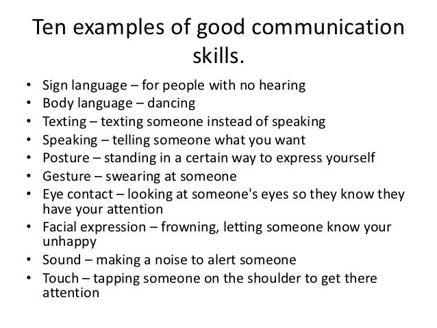 Essay non verbal communication skills