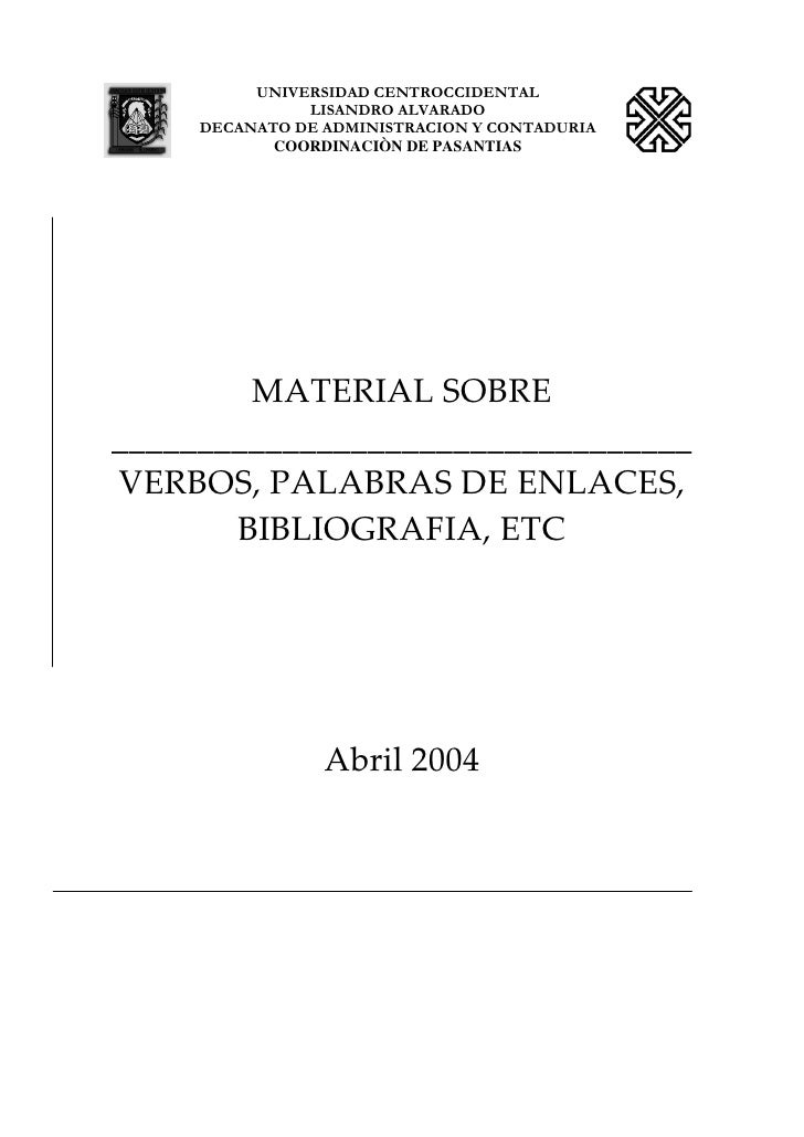 VERBOS PARA REDACTAR OBJETIVOS verbos para redactar objetivos:
