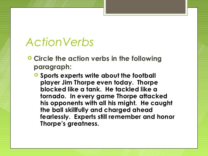 Verbs 1