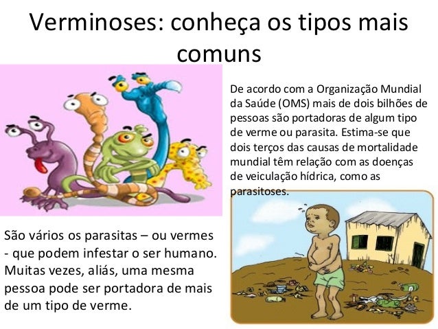 Novamente houve vermes
