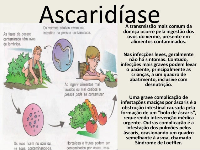 Tratamento de diagnóstica de sintomas de parasitas